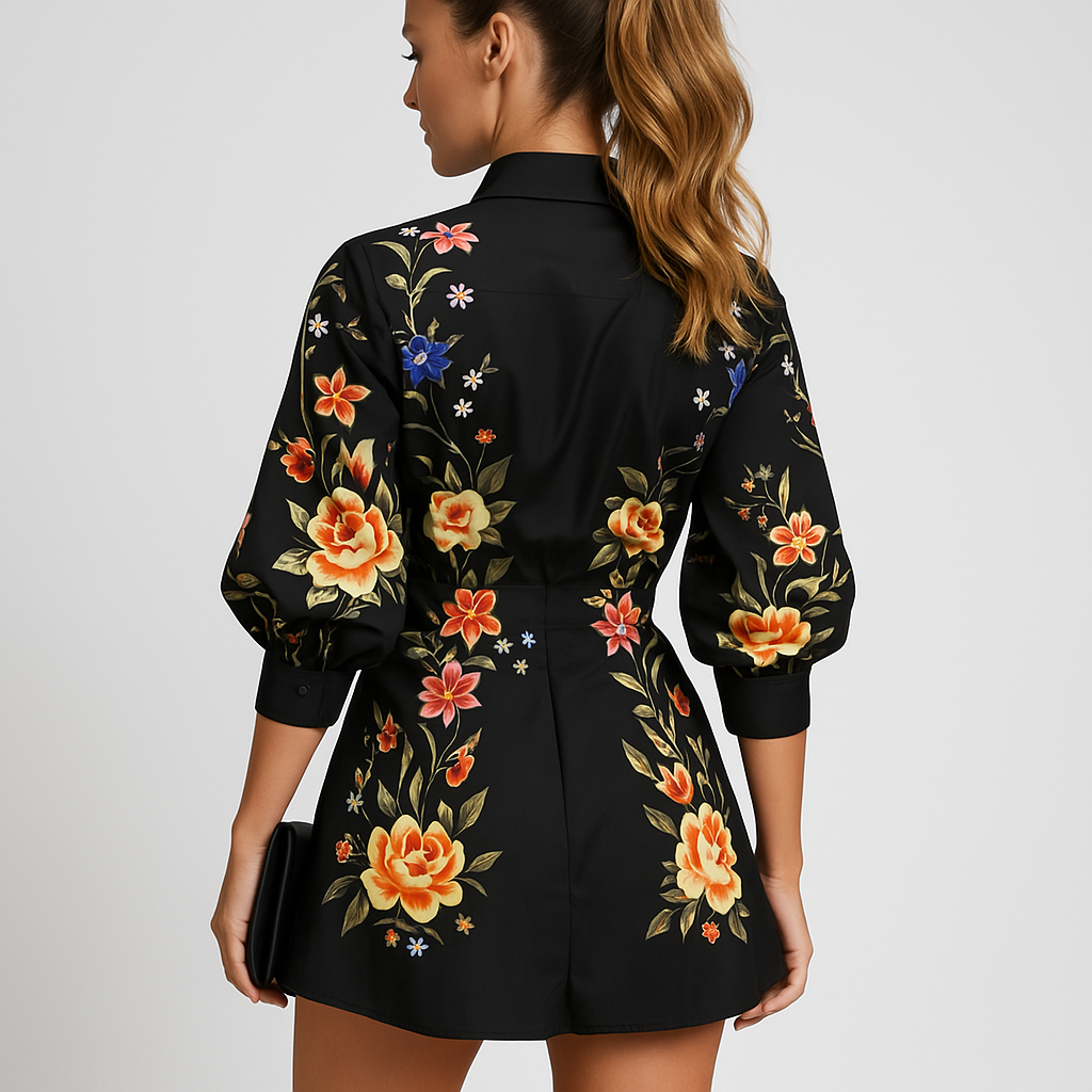 Midnight Rose Dress